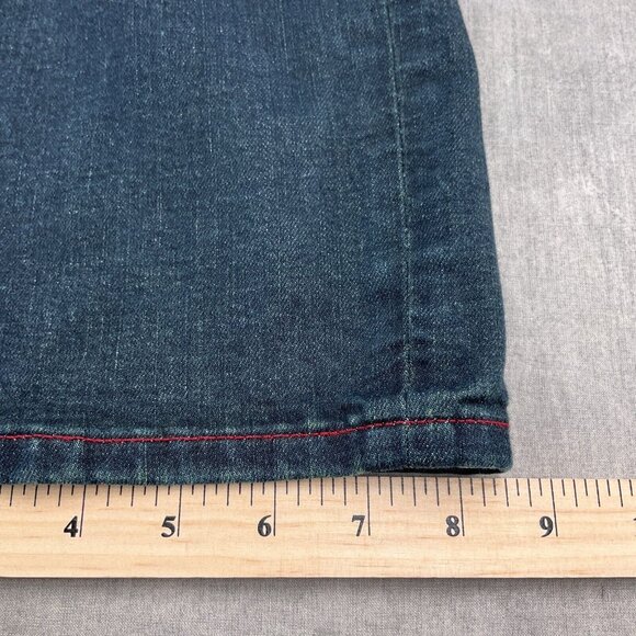 Tommy Bahama Jeans Men 44Wx32L Blue Swordfish Bootcut‎ Stretch Tencel Denim - Picture 11 of 15